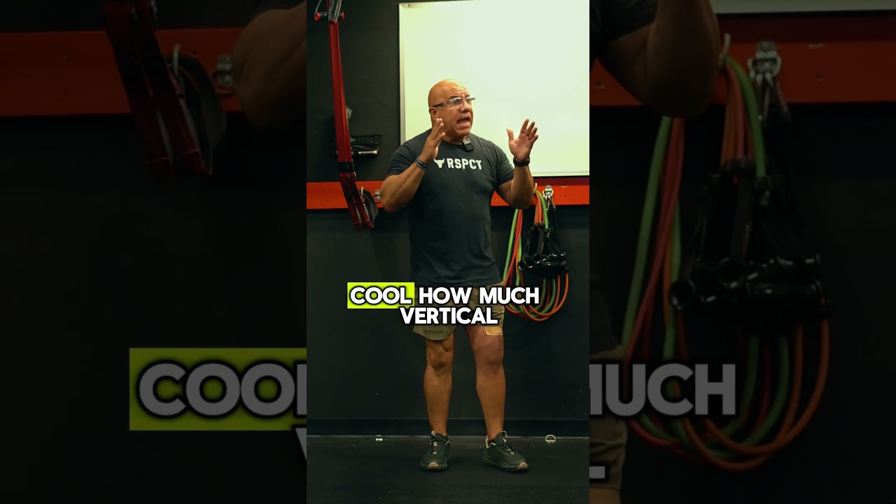 Why are you doing this during your training?   