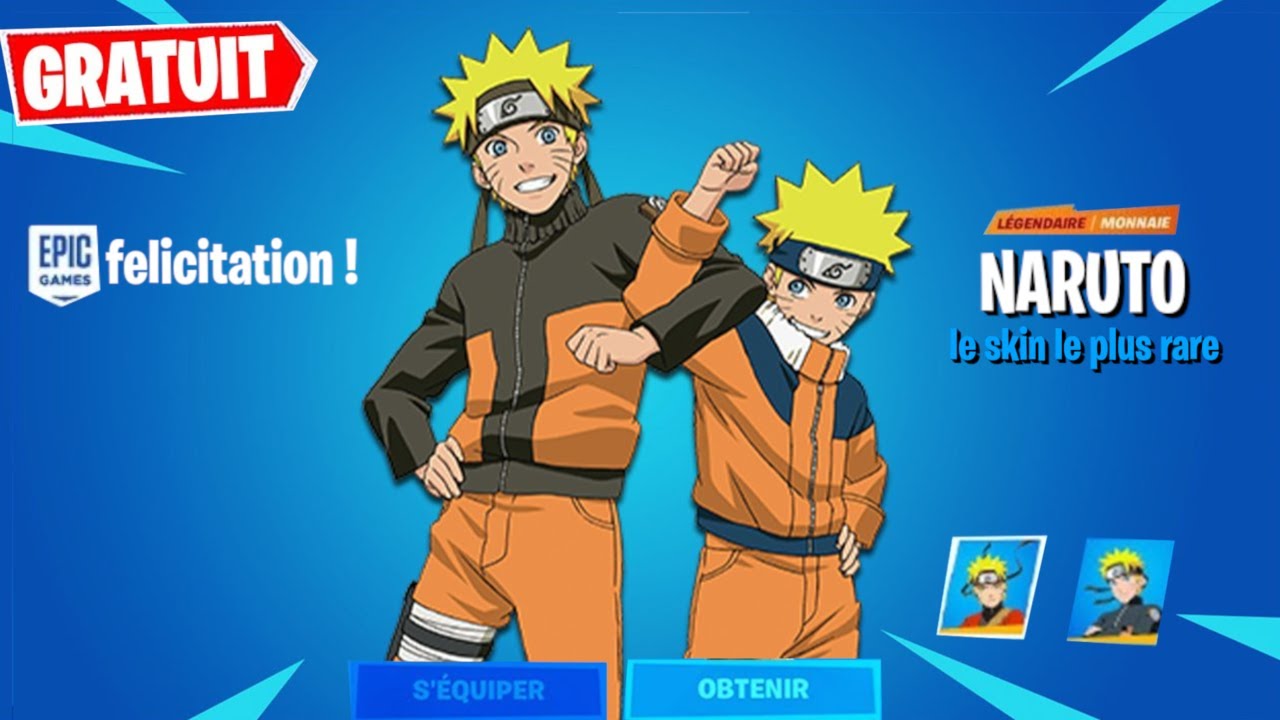 SKIN NARUTO SUR FORTNITE BIENTÔT !? (incroyable) - YouTube