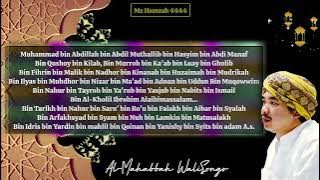Nasab Nabi Muhammad | Al-Mahabbah Walisongo Full lirik - Muhammad bin abdillah