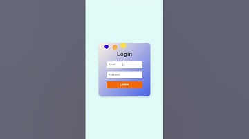 Balloons Login Form Design Using HTML CSS |#shorts #coding #trend #frontend #website #css #minivlog