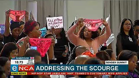 Cyril Ramaphosa addresses convention on gender based violence