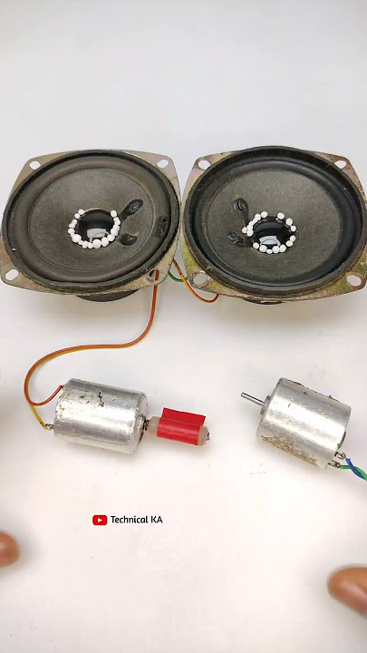 Dynamo Motor Energy Pumps Up Speaker Sound