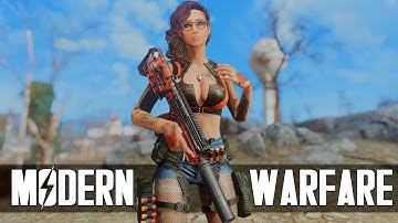 THE NEW CALL OF DUTY MOD IN FALLOUT 4 THAT YOU WANT - Finding ALL Ram-7 Blueprints locations