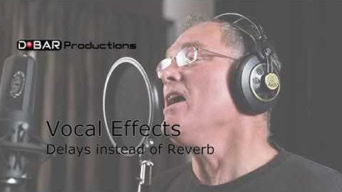 How to use Delays instead of Reverb on Vocals when Mixing