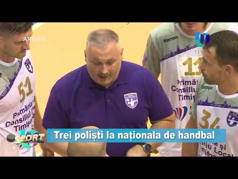 TeleU: Trei poliști la naționala de handbal