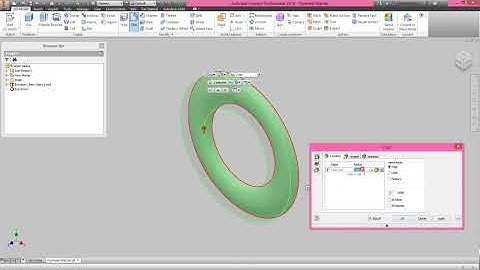 Flywheel Washer (Video Tutorial) Autodesk Inventor