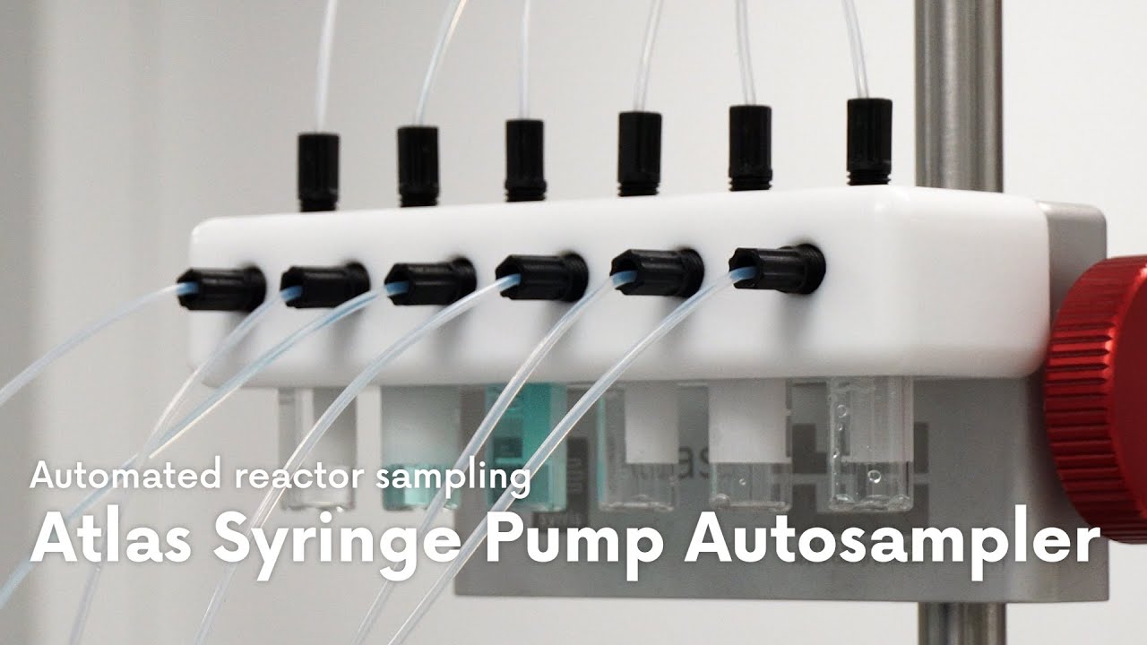 Automated reactor sampling with Atlas Syringe Pump Autosampler - YouTube