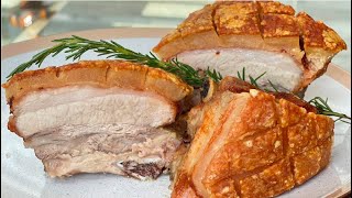 Una Panceta Crocante Y Jugosa En Freidora De Aire