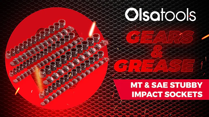Olsa Tools Grease & Gears Series: Stubby Impact Sockets
