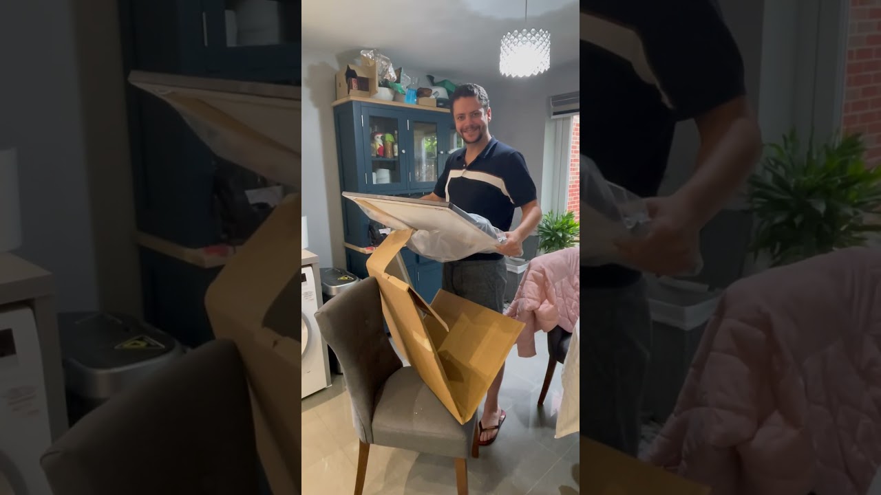 Unboxing wedding gift 