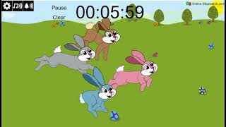 10 minute Easter Bunny Race