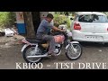 Kawasaki kb100  test drive exhaust sound