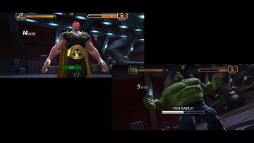 HULK vs HYPERION | 6* Rank 3 Unduped | Damage Comparison | Contest of Champions
