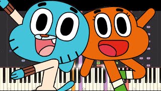 IMPOSSIBLE REMIX - The Amazing World Of Gumball Theme Song - Piano Cover chords