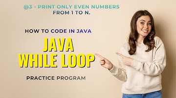 java While loop programs : - print only even numbers from 1 to n. #evennumbers #practice #java