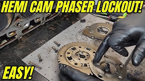 How To Install Camshaft Lockout/Limiter In Your Hemi Phaser Part 2.