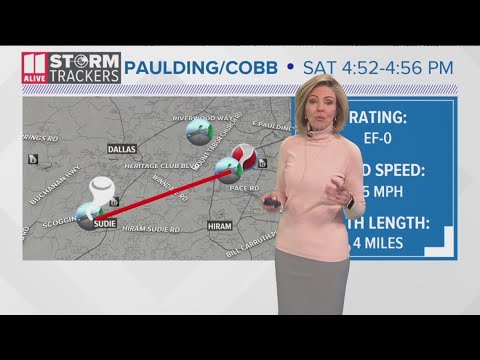 GEORGIA WEATHER: First tornado confirmed in NW Georgia as ...