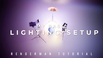 Renderman - My basic Lighting Setup