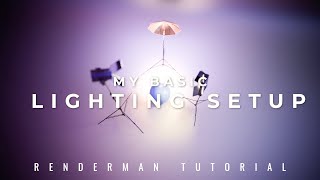 Renderman - My Basic Lighting Setup