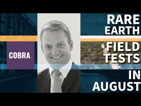 Cobra Resources In Field Testing of Rare Earths ISR Recovery in August
