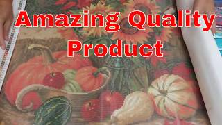 FeeLookArt New Release Autumn Bounty Diamond Painting Review #feelookart