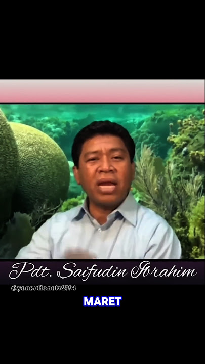 Awal Pdt Saifudin Ibrahim terima Yesus Kristus #shorts #fyp #viral #hariini #religi