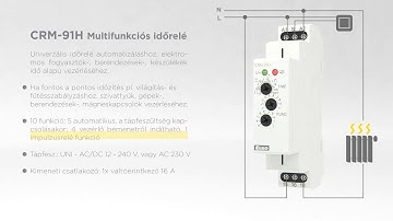ELKO EP - CRM-91H Multifunkciós időrelé, MR-41 Impulzusrelé