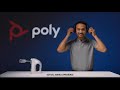 HP Poly Voyager Focus 2 Acoustic Fence Noise Canceling Technology Demo Video