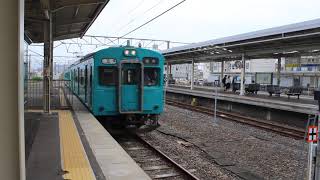 JR西日本 105系 0番台/500番台 近ﾋﾈSW008編成 普通 和歌山駅 入線