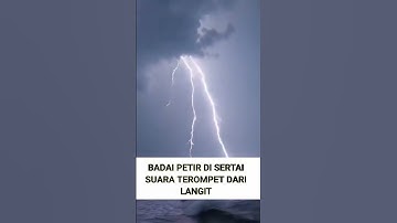 Menyeramkan suara petir dan terdengar suara terompet langit #youtubshorts #fypシ゚viral