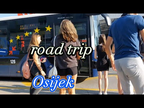 Osijek day of life / road trip /  bus /  Osijek, Croatia #ginnicah