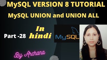 MYSQL UNION AND UNION ALL