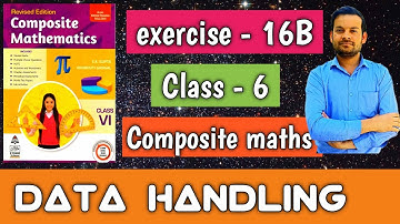 exercise - 16B class 6 | data handling | Composite maths @ntrsolutions