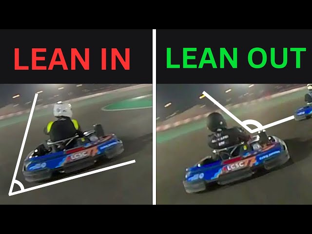 How to LEAN in Karting (tutorial) class=