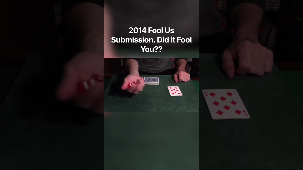 This is What the Greatest Card Trick Ever Created Looks Like! (2014 Fool Us Submission)