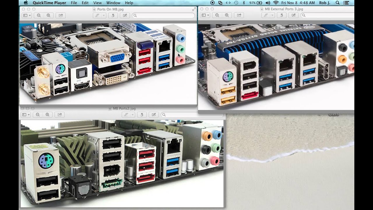 Motherboard Onboard Ports YouTube