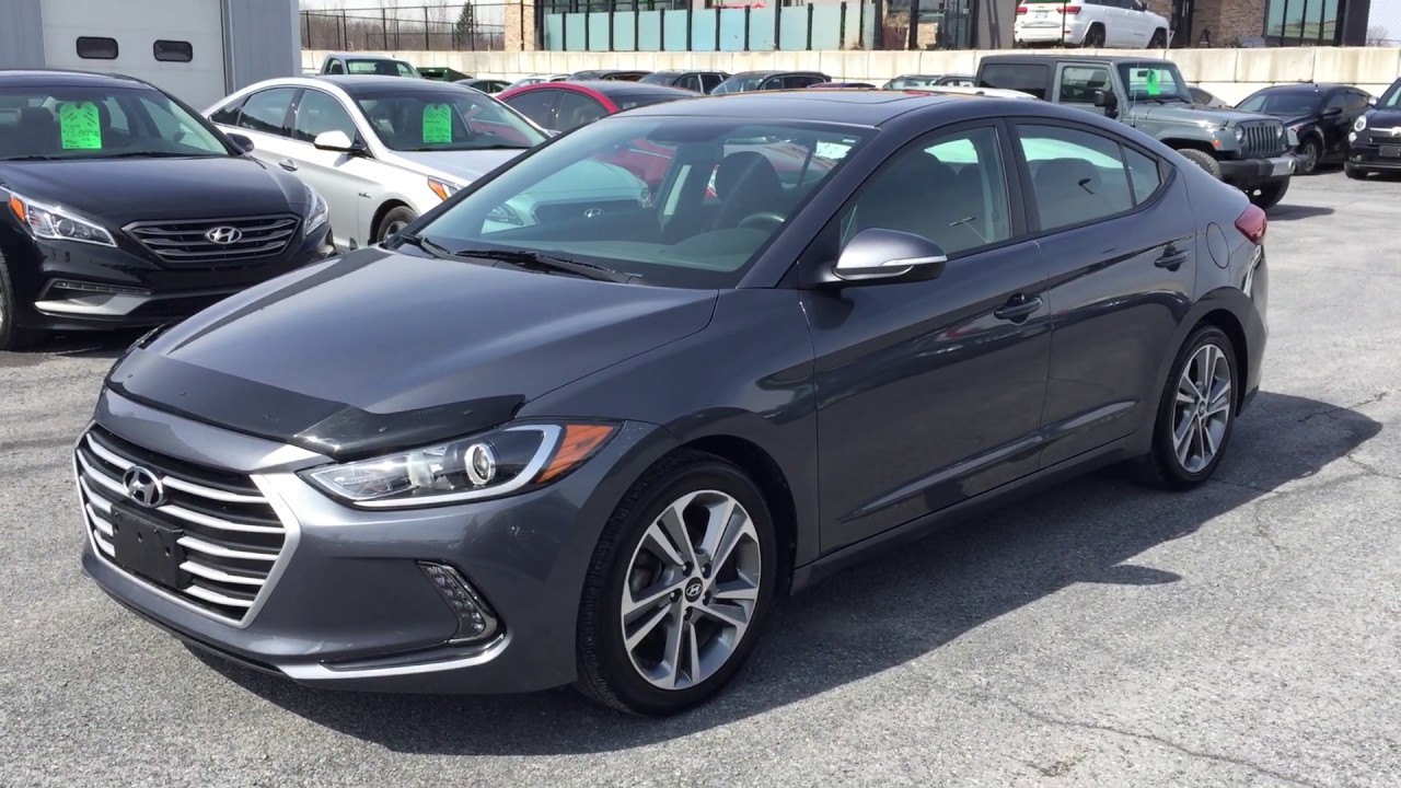2017 Hyundai Elantra GLS Virtual Showroom Walkaround YouTube