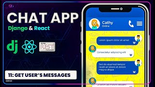 Fetch Users Messages using React  - Chat App using Django Restframework and React| EP 11