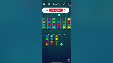 Ball Sort Puzzle Gameplay Level 96 - Mikayla Gaming