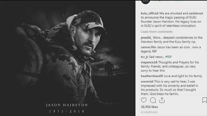 KUIU Founder Jason Hairston Dead