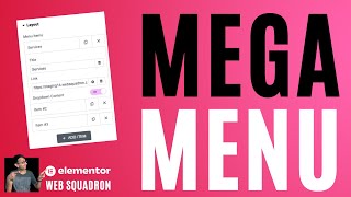 How to use the Mega Menu Widget Elementor Wordress Tutorial  Elementor Pro