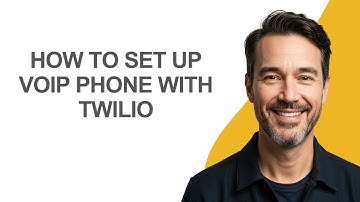 How to Set Up Voip Phone with Twilio - KevinHowTo