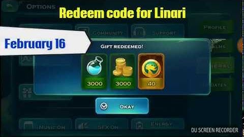 Redeem code for linari  Art of conquest February 16