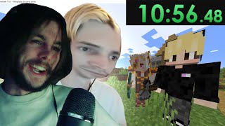 Never speedrun Minecraft with xQc...