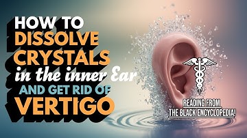 How to Dissolve Crystals in the Inner Ear and Get Rid of Vertigo
