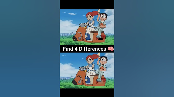 Find the difference | only 1% can do this #spot #find #shizuka #nobita #findthedifference