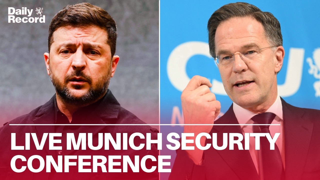 LIVE Volodymyr Zelensky and Mark Rutte address the Munich Security Conference