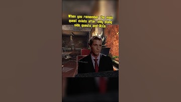 When you remember the main quest exists after only doing side quests and dlcs #fallout #memes