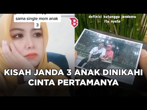 Kisah janda tiga anak dinikahi cinta pertamanya usai 21 tahun | TRENDING
