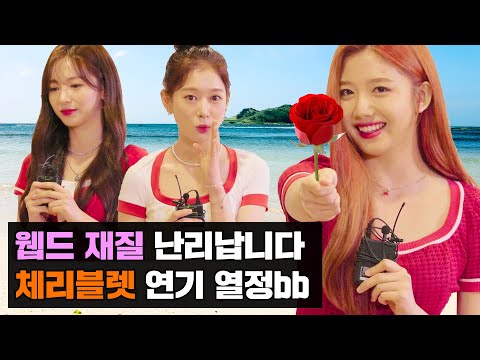 (SUB) 이런 대사는 대체 누가 써요? 체리블렛 (Cherry Bullet) 강제로 웹드 주인공 된 인터뷰 [인중샷]